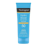 Neutrogena Hydro Boost Water Gel Sunscreen SPF 50, Oil‑Free Hydrating & Water‑Resistant Face & Body Sunscreen Lotion, Non‑Greasy, Broad Spectrum, Lightweight Moisturizer, 3 fl oz, Pack of 3