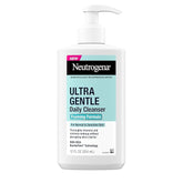 Neutrogena Ultra Gentle Foaming Facial Cleanser, Foaming Face Wash for Sensitive Skin, Gently Cleanses Away Dirt, Oil & Makeup Without Over Drying, Fragrance-Free, 12 fl. oz